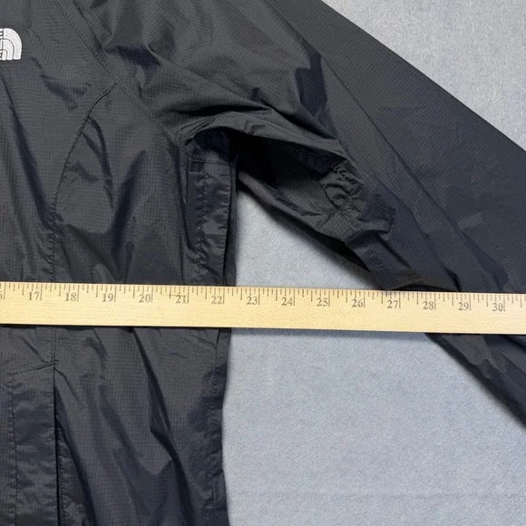 The North Face DryVent Rain Jacket Womens Black Hooded Waterproof Pit Zips Shell - Picture 12 of 12